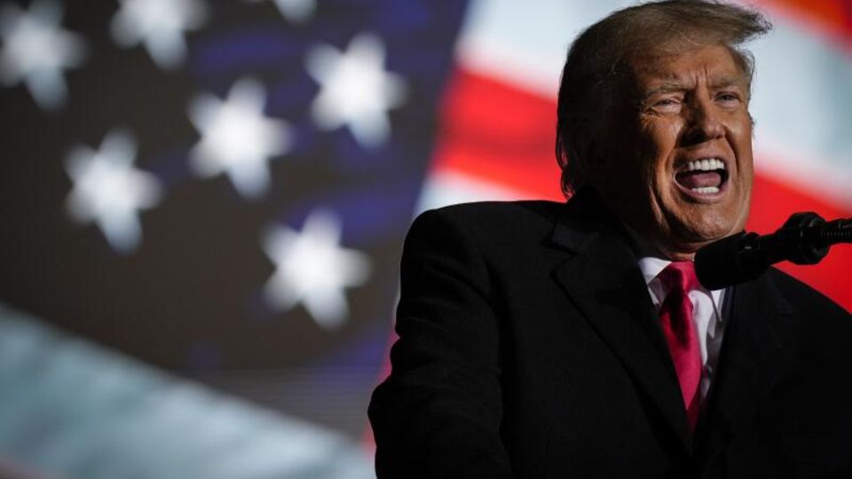Apparition de Donald Trump