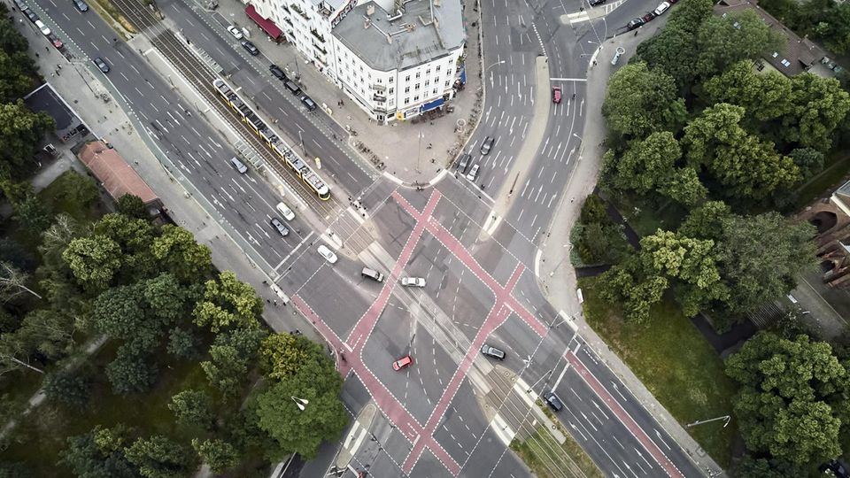 Croisement Greifswalder Straße/Prenzlauer Berg