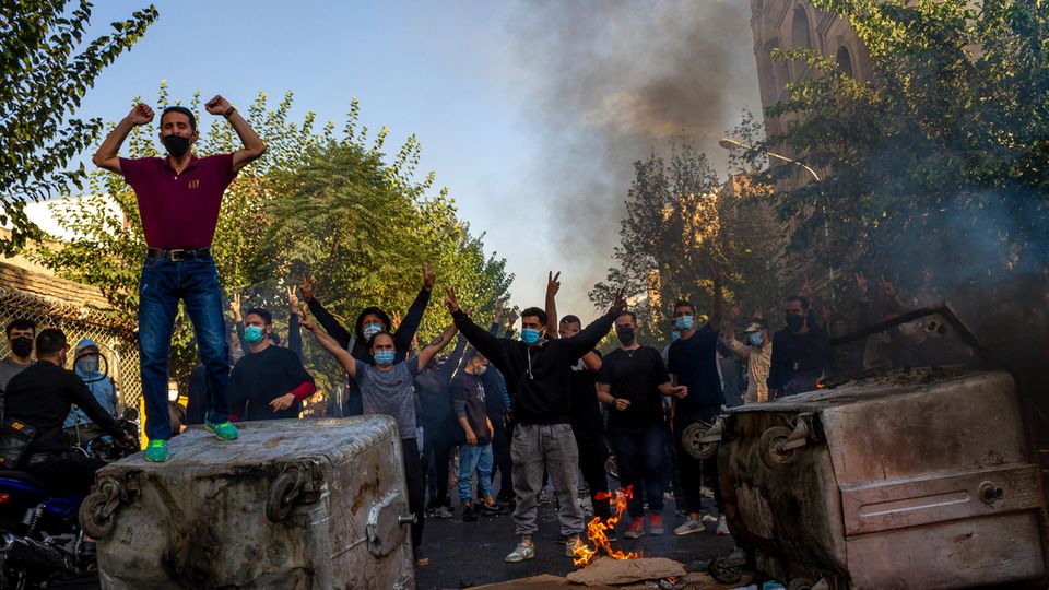 Les manifestations en Iran durent depuis des mois (photo prise en octobre à Téhéran)