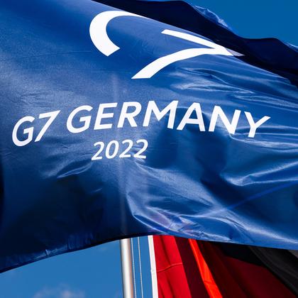 Le logo de la présidence allemande du G7 en 2022 | picture alliance/dpa Le logo de la présidence allemande du G7 en 2022 | picture alliance/dpa